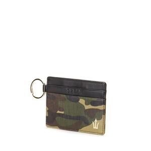Spear Consul Camouflage Card Holder with Gold Ring